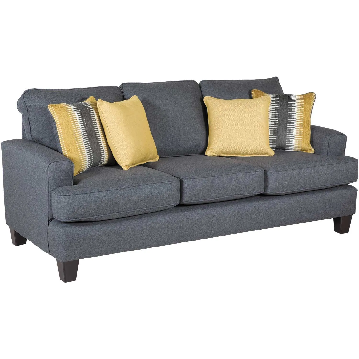 2604 Transitional Sleep Sofa - Sophisticated Comfort with Reversible Cushions and Durable Design