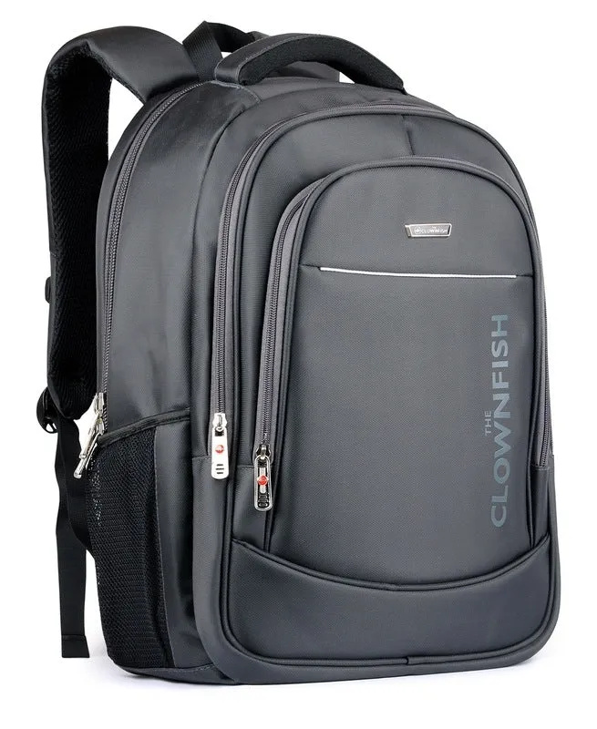 30L Laptop Backpack with Cushioned Sleeve & 3 Compartments | Adjustable Straps | Grey