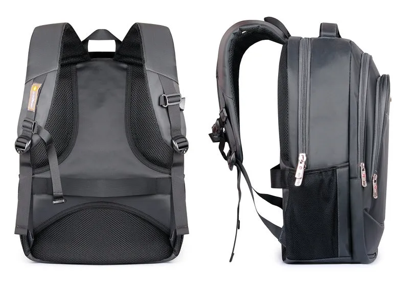 30L Laptop Backpack with Cushioned Sleeve & 3 Compartments | Adjustable Straps | Grey