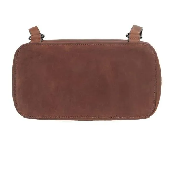 Allie Lockable Leather Backpack