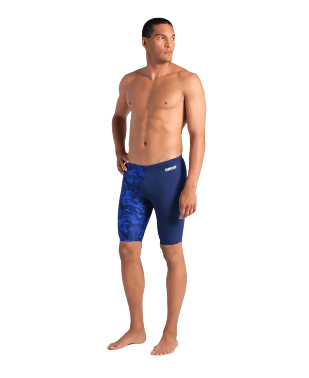 Arena Men's Halftone Jammer - Crackle Navy