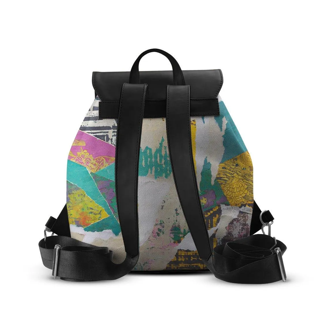 Black Aurora Backpack Old Paper