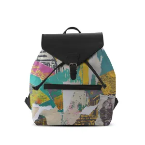 Black Aurora Backpack Old Paper