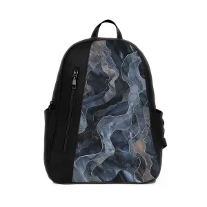 Black Mixed Backpack Dark Watercolor