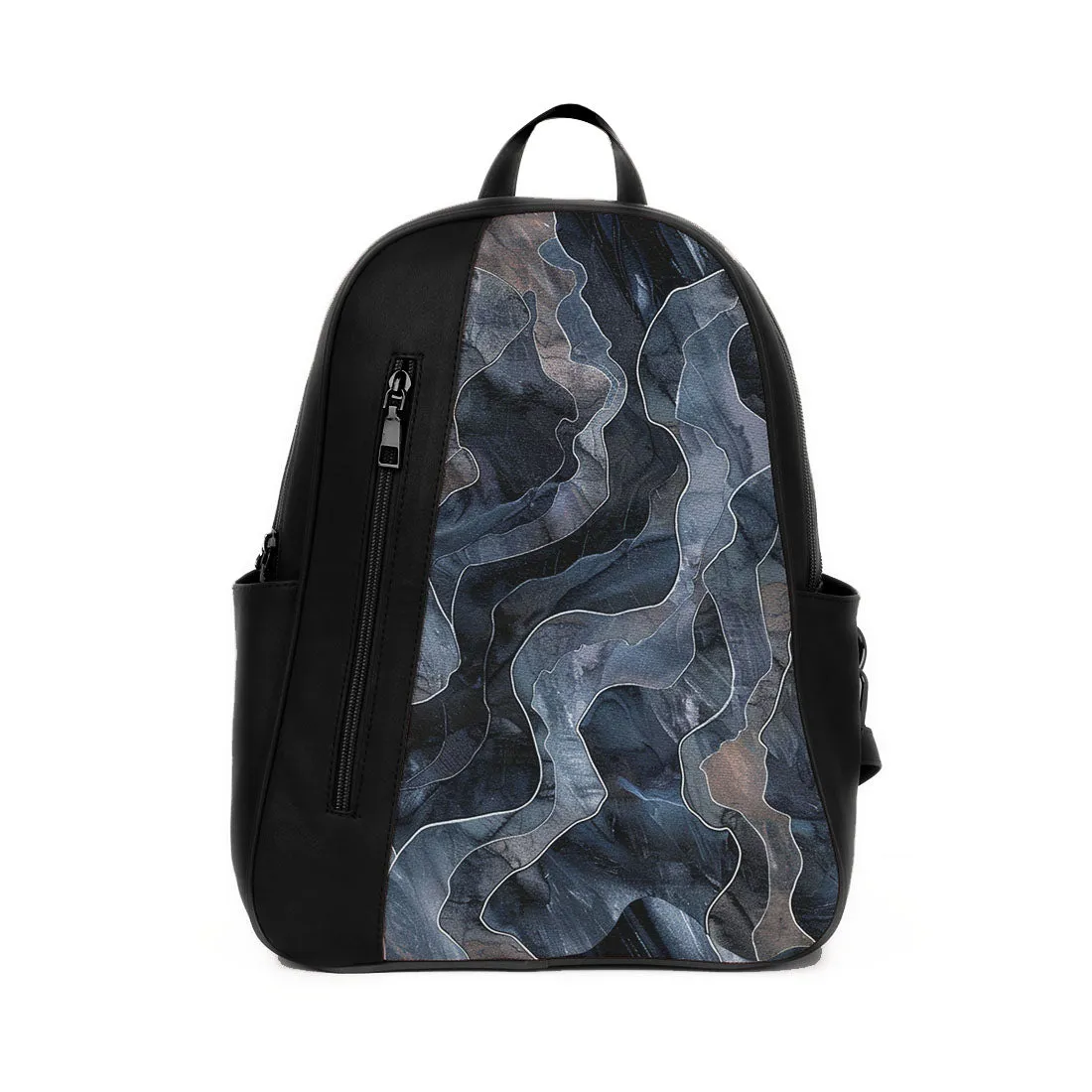 Black Mixed Backpack Dark Watercolor