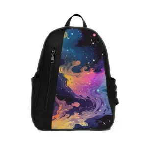 Black Mixed Backpack Galaxy