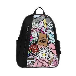 Black Mixed Backpack Social Problems