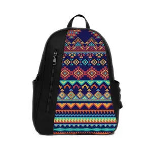 Black Mixed Backpack Tribal