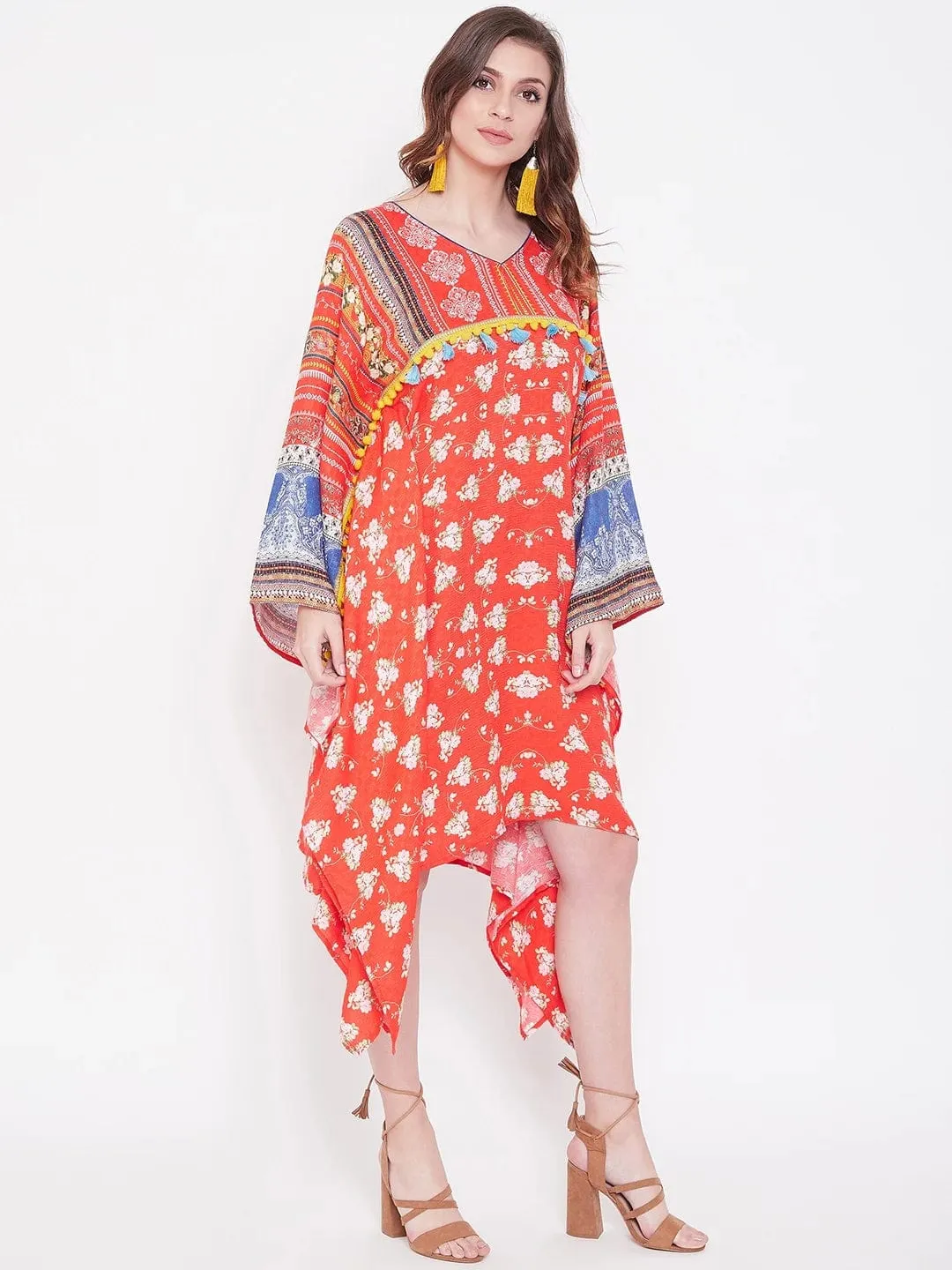 Boho Beauty Printed Kaftan Dress (Final Sale)
