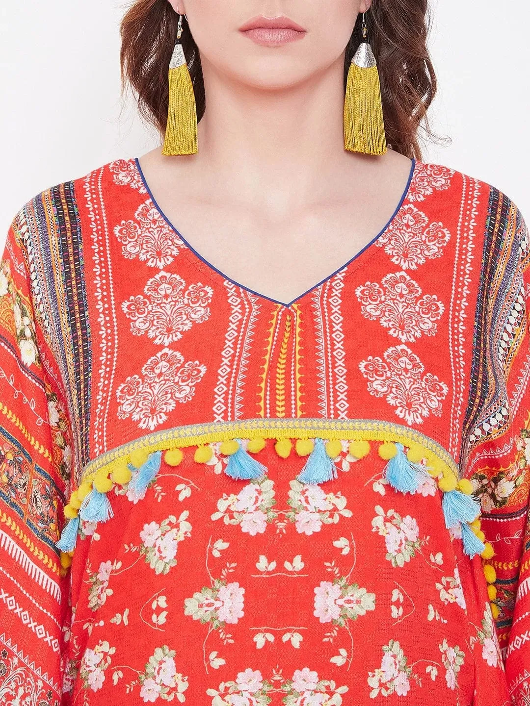 Boho Beauty Printed Kaftan Dress (Final Sale)