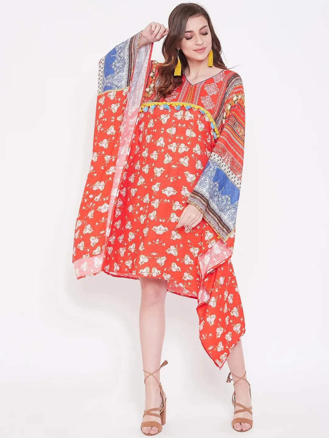 Boho Beauty Printed Kaftan Dress (Final Sale)