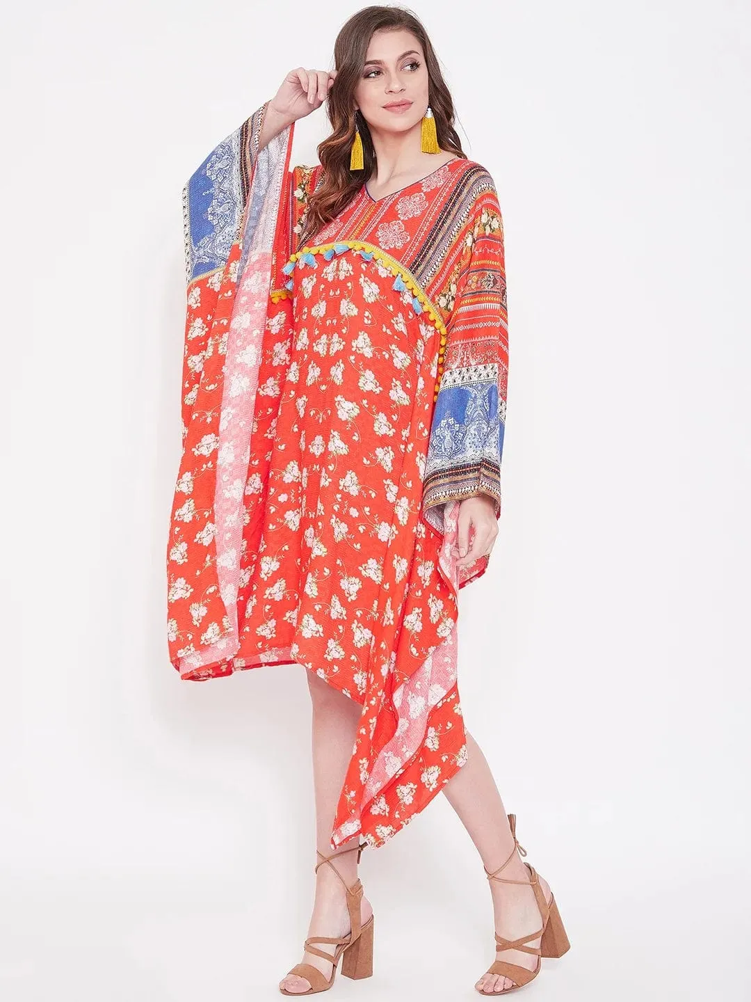 Boho Beauty Printed Kaftan Dress (Final Sale)