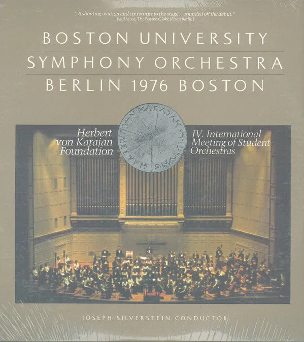 Boston University Symphony Orchestra, Joseph Silverstein - Berlin 1976 Boston (2xLP, Gat) (M)