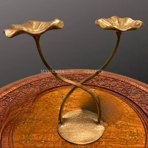 Brass Flower with Stand