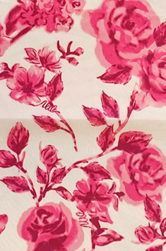 Chiffon Floral Print Bowtie | Made To Order