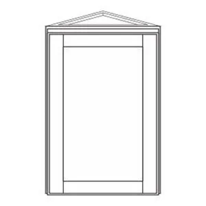Corner Wall Cabinets - Malibu White