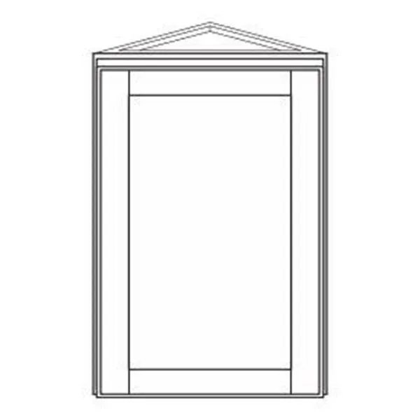 Corner Wall Cabinets - Malibu White