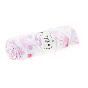 Cuddle® Digital Prints - Girls Rule Hot Pink 2 Yard Cut