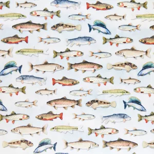 Cuddle® Prints - Plenty Of Fish Multi Digitally Printed Yardage