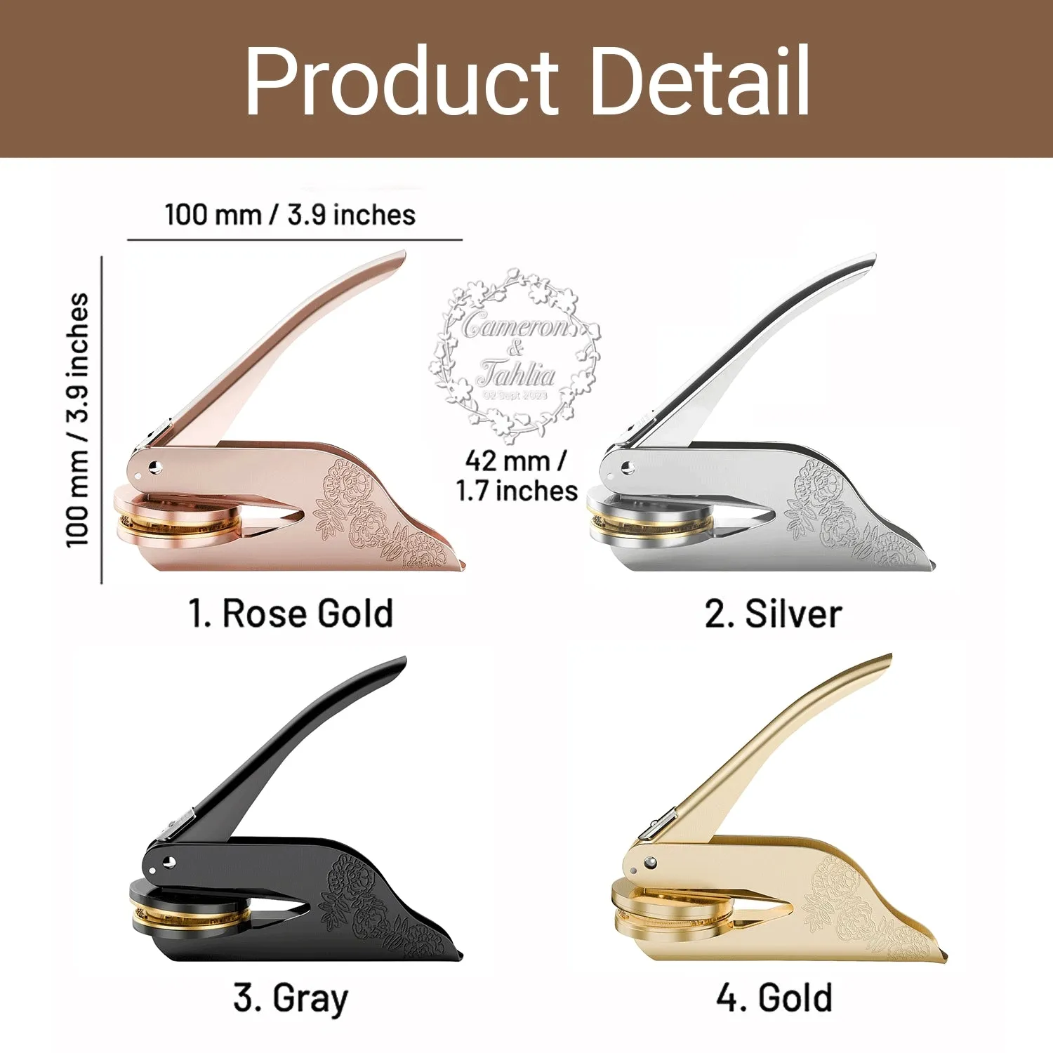 Custom Logo Embosser - Style 24