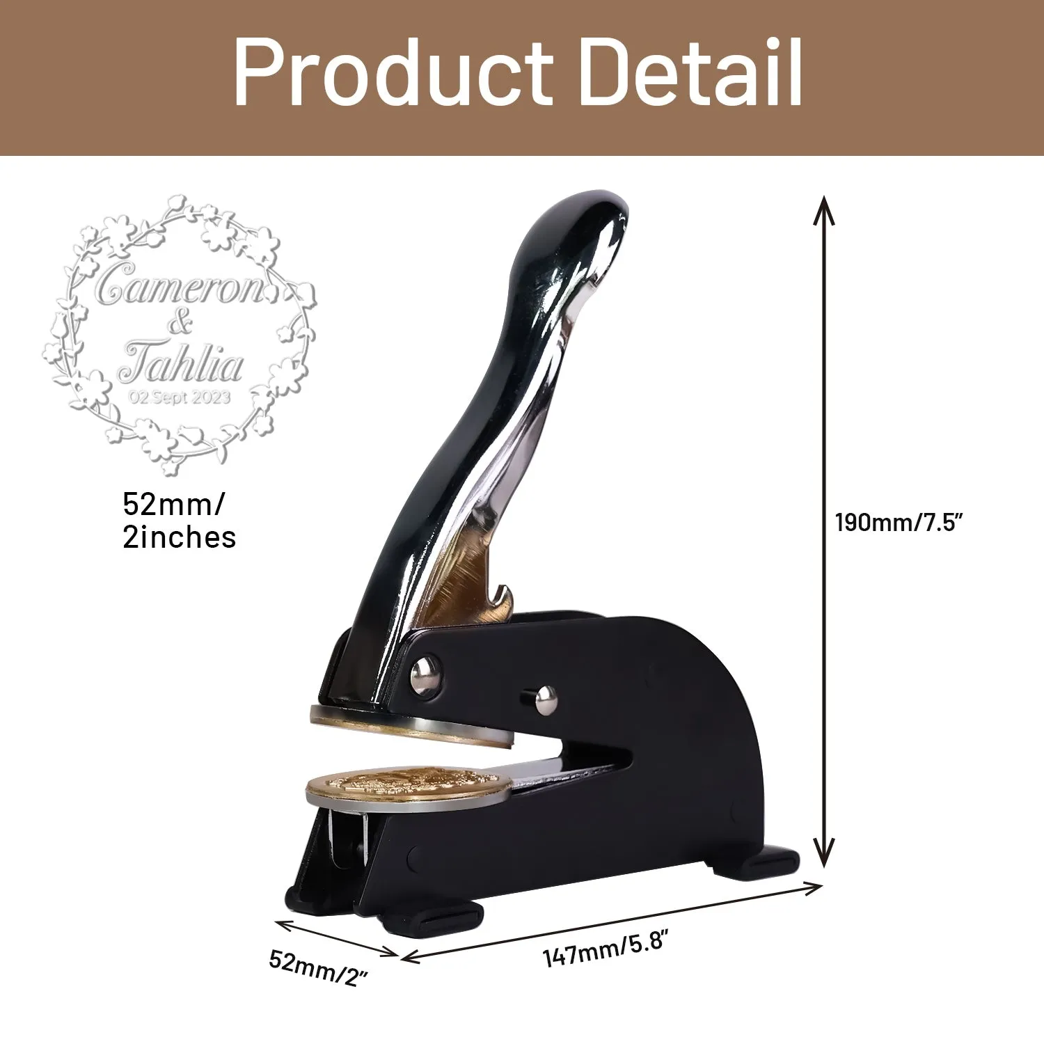 Custom Logo Embosser - Style 26