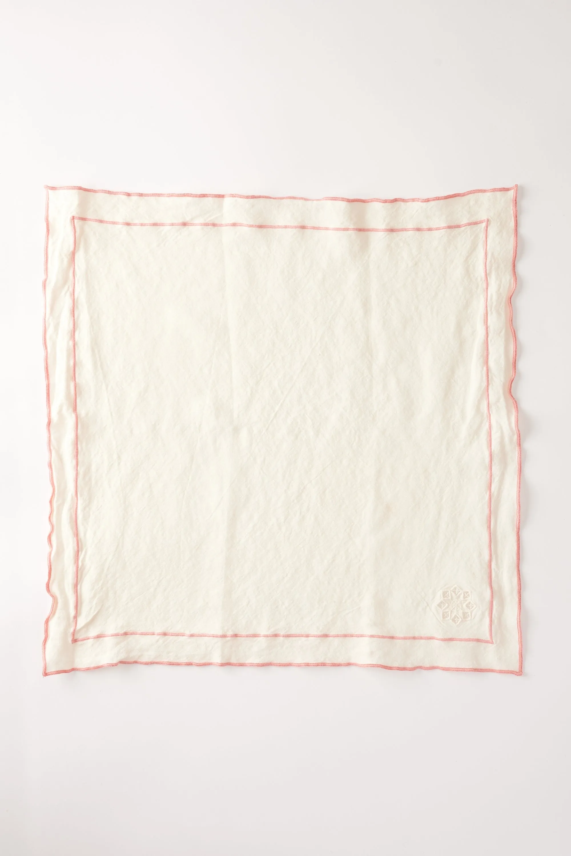 Day For Night Napkins Cream/Peony