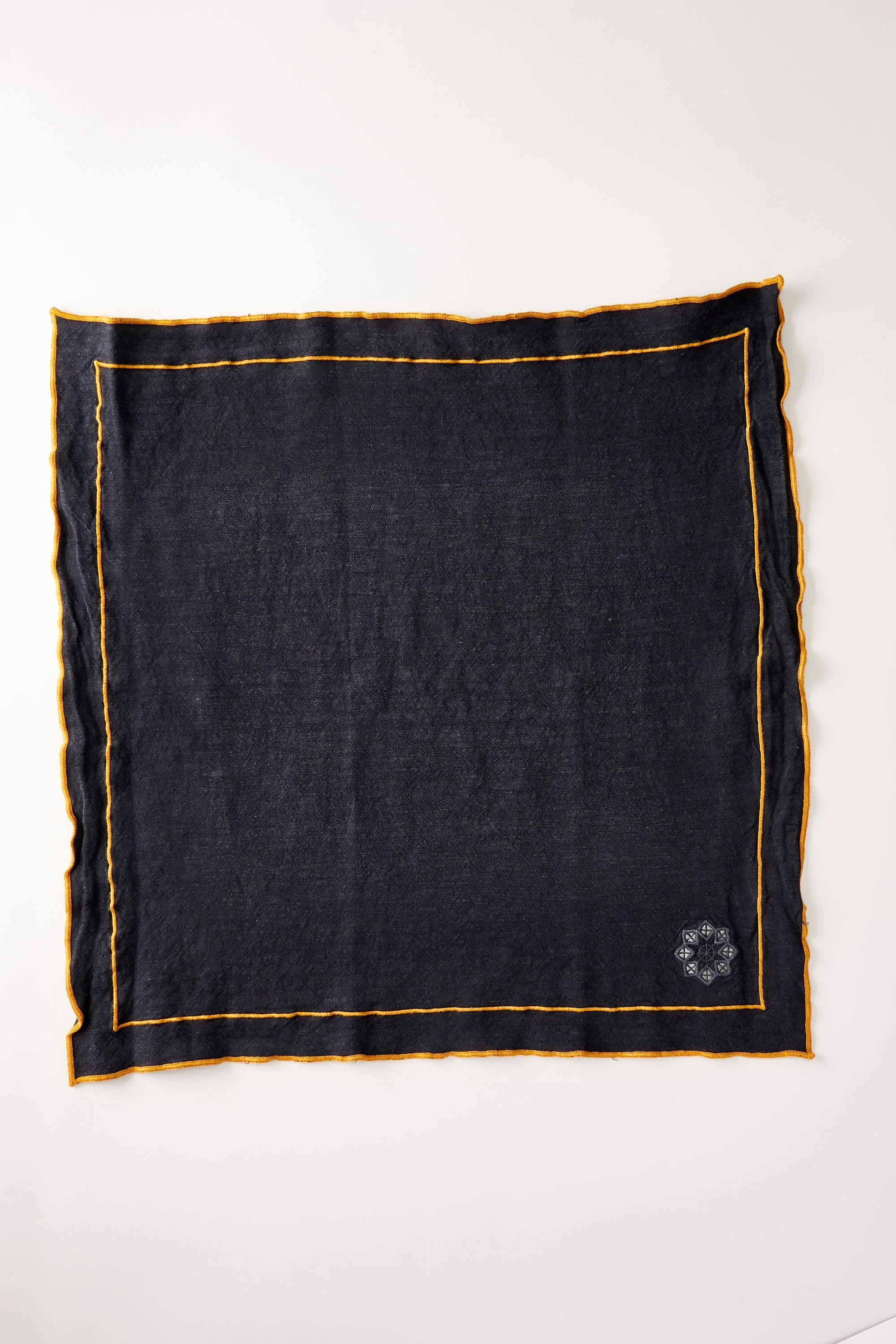 Day For Night Napkins Slate/Marigold