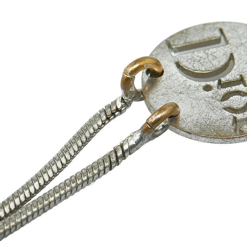 Dior Logos Charm Silver Metal  Dior