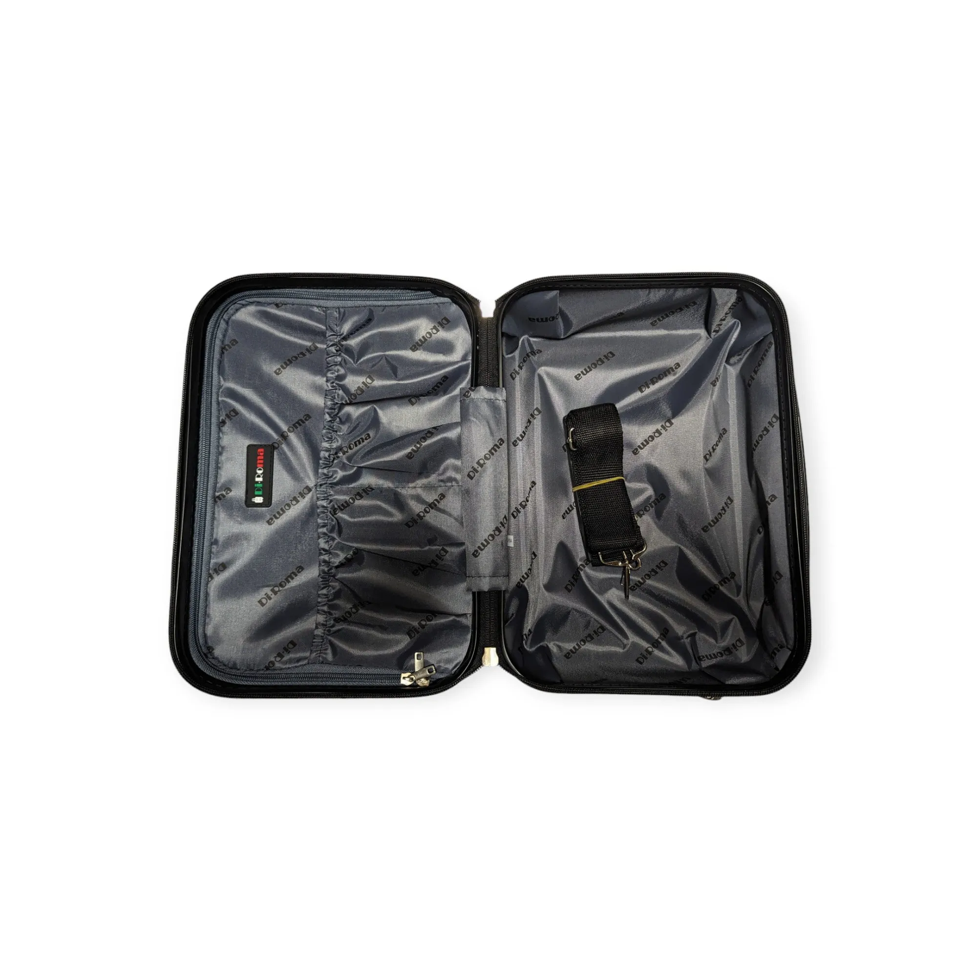 Elegant Collection Navy Luggage 5 Piece Set (Beauty case /20/26/28/30") Suitcase Lock Spinner
