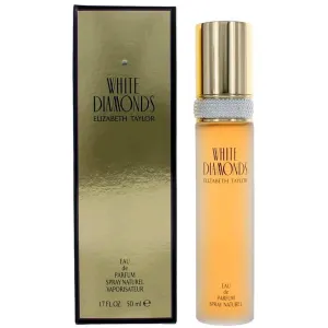 Elizabeth Taylor Women's Eau De Parfum Spray - White Diamonds Delicate Scent, 1.7 oz
