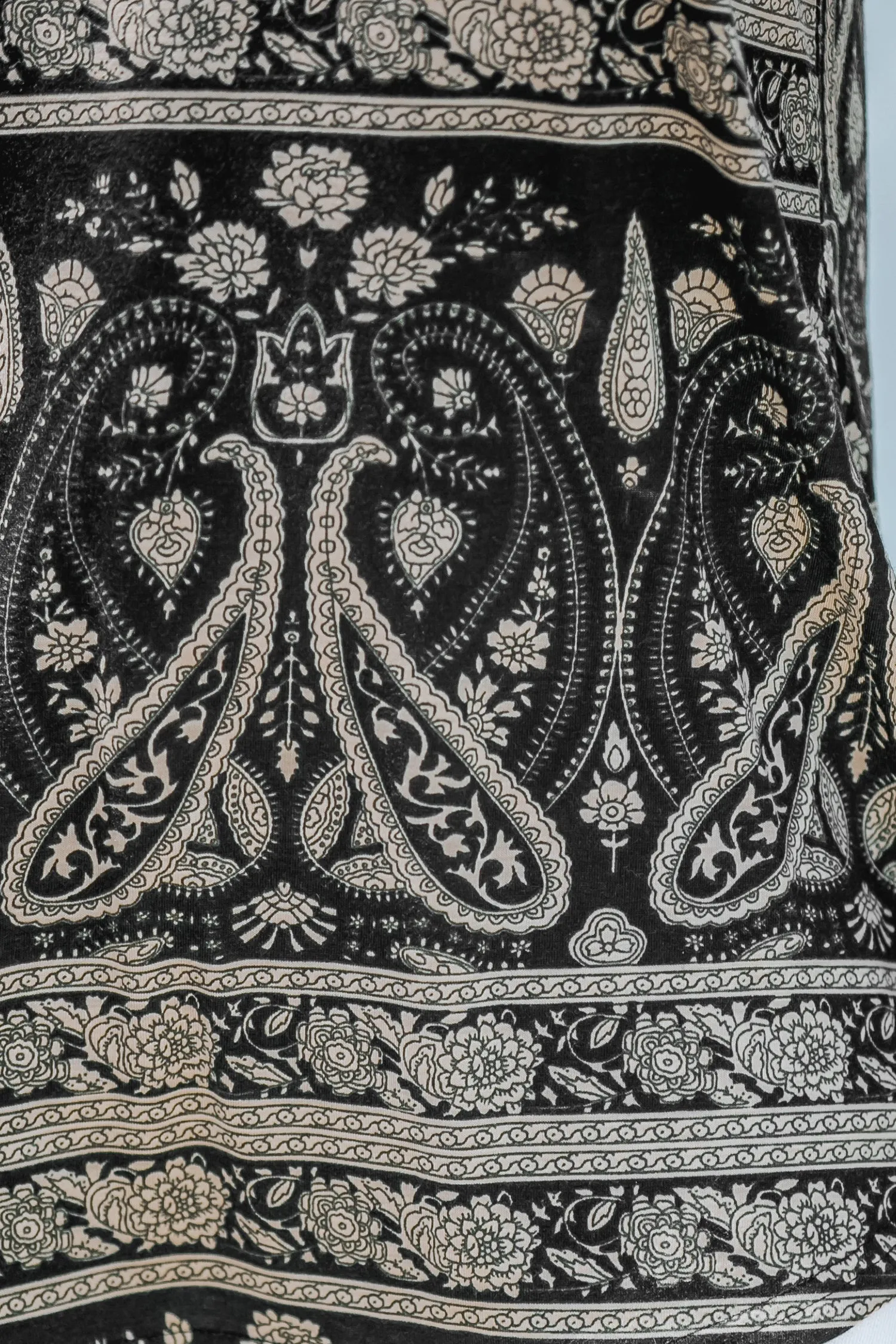 Floral Paisley Print V-Neck Cami