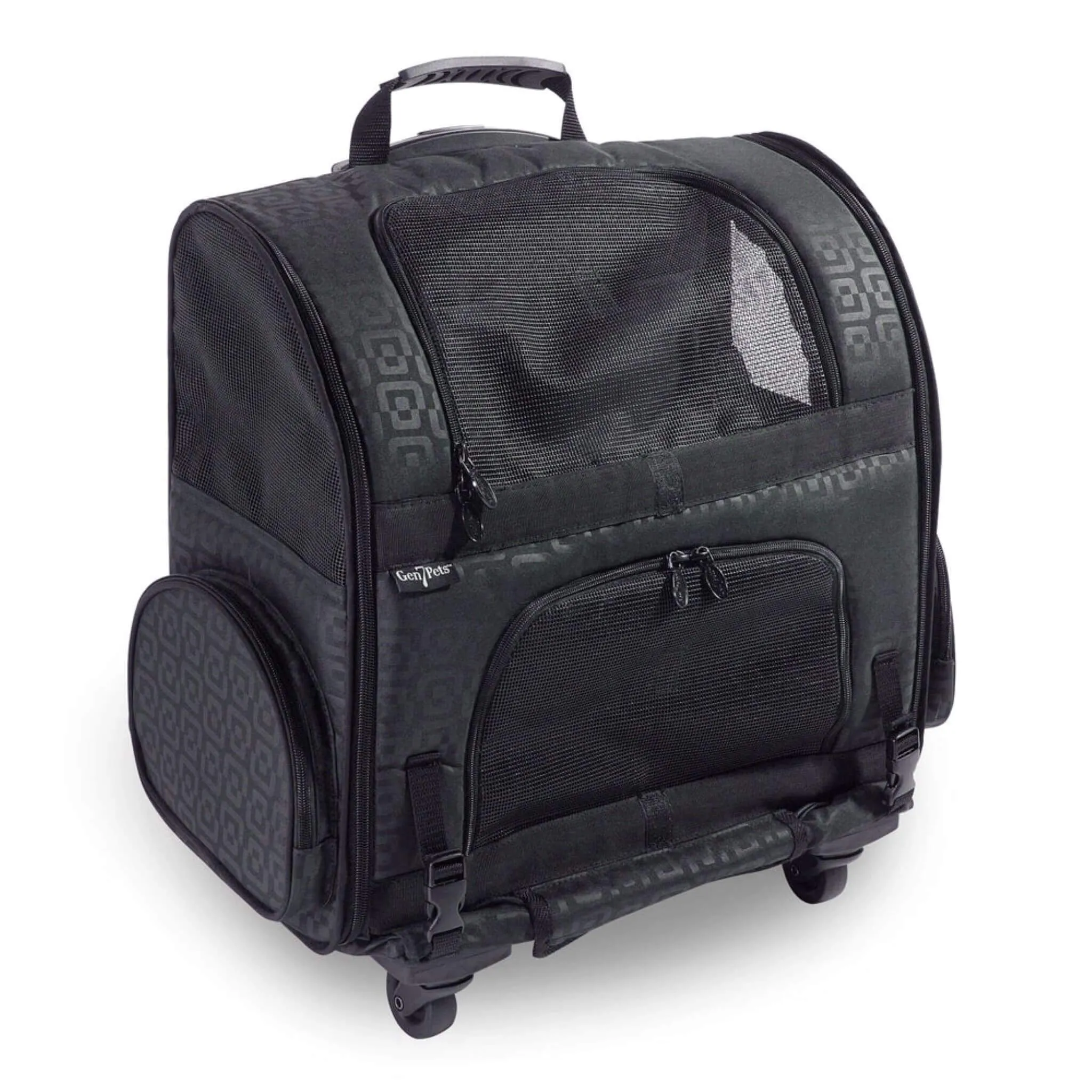 Gen7Pets Roller Pet Carrier - Geometric Black