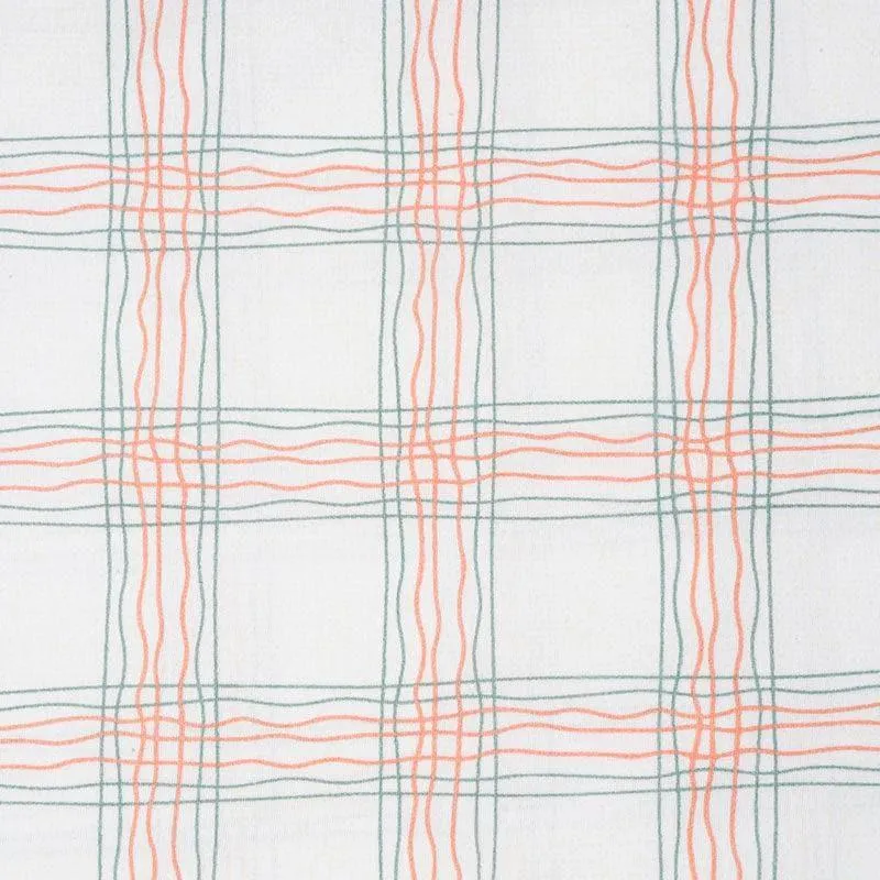 Milly Checkered Bedsheet - Beige