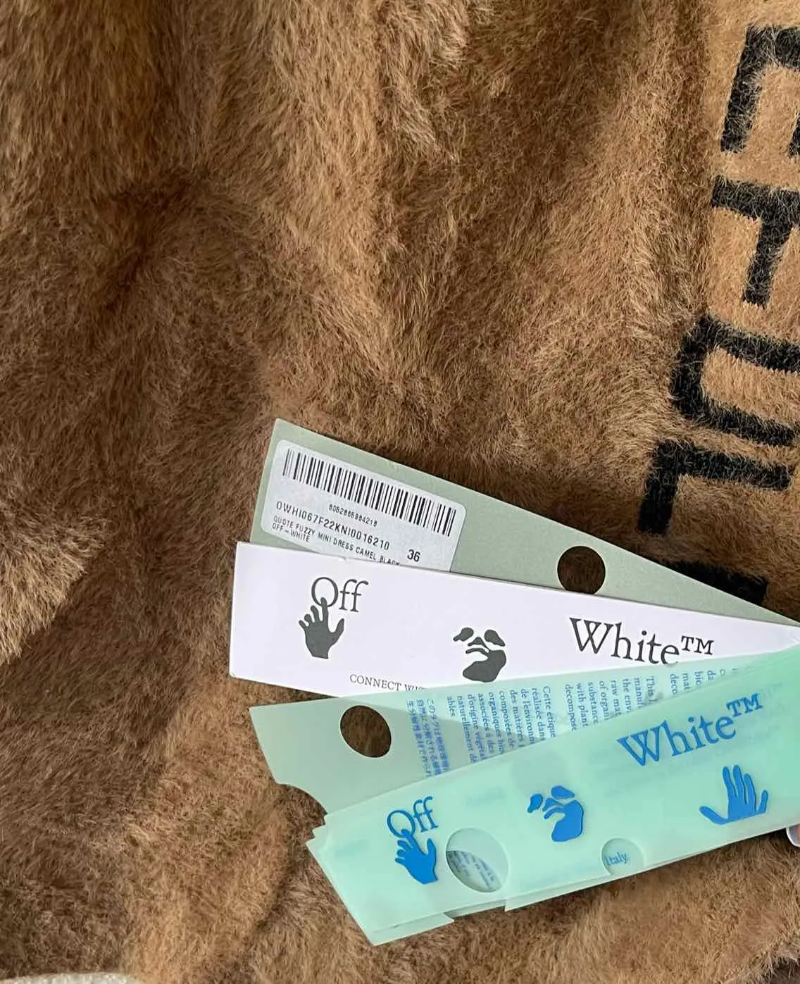 Off White Brown and black Size 36 Dress