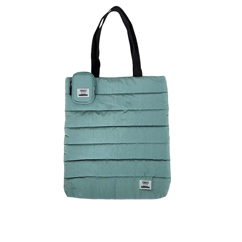 Puffie Tote Bag - Green - SA2301002C