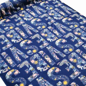 Sea Creatures Printed Polar Fleece Design 45
