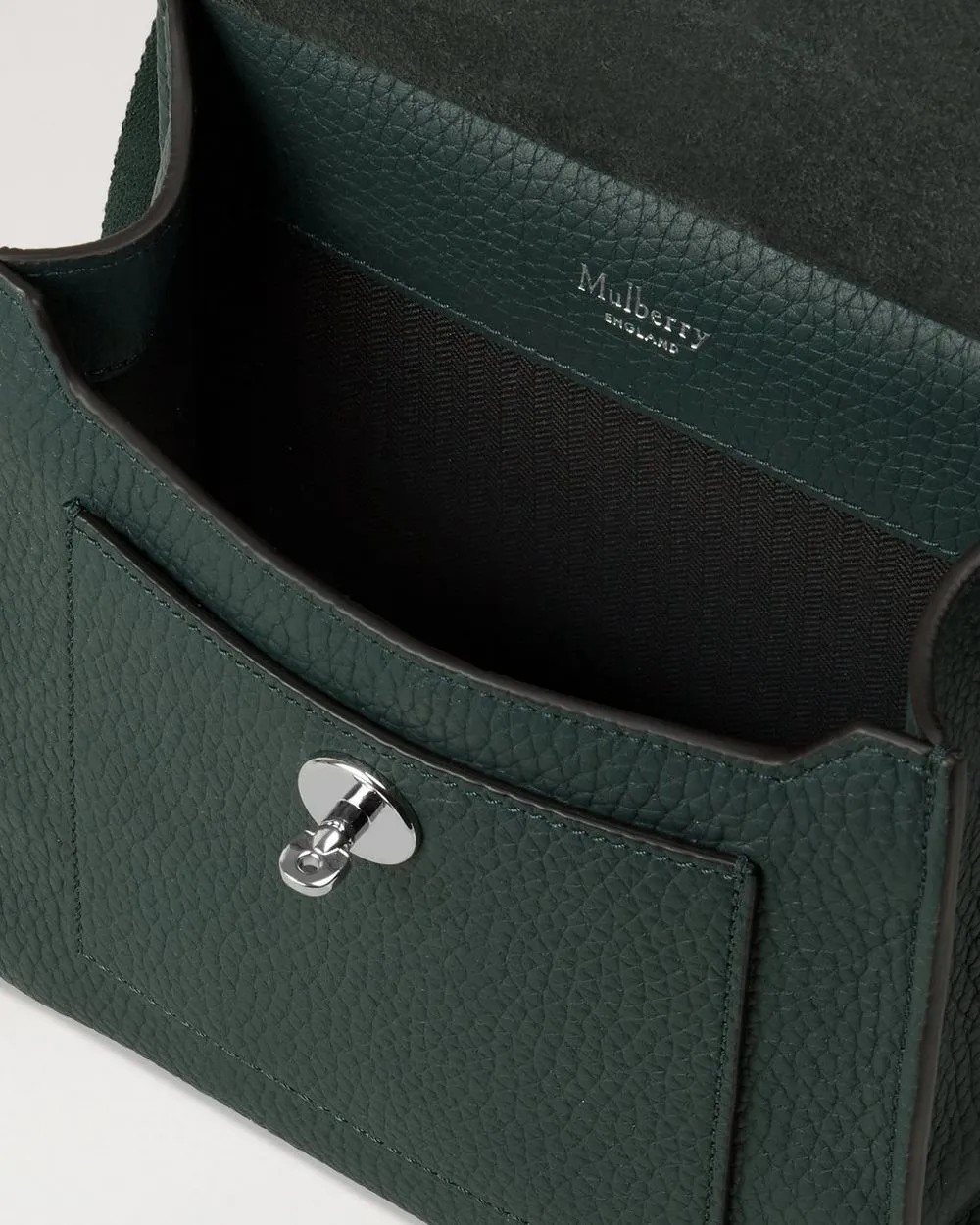 Small Antony Heavy Grain (Mulberry Green)