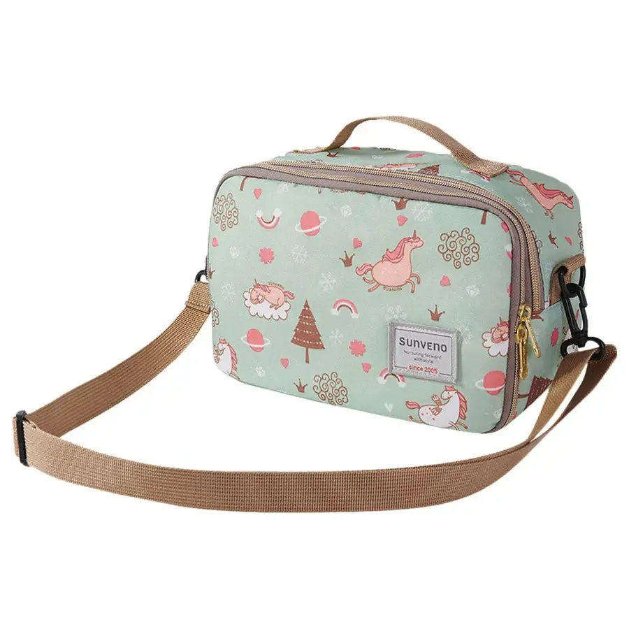 Sunveno Diaper Changing Clutch w/t Mat (Green dream)