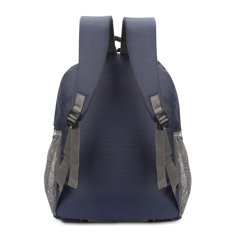 THE CLOWNFISH Madison Series Laptop Backpack - 15.6 inch, 23L | Padded Sleeve, Backpack Cover | Navy Blue