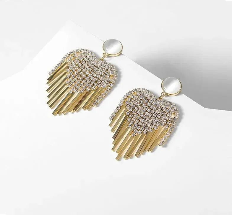 Trendy Love Tassel Earrings
