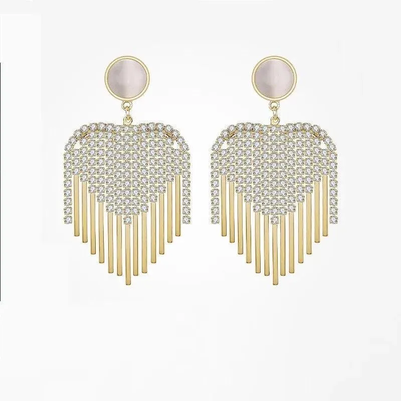 Trendy Love Tassel Earrings