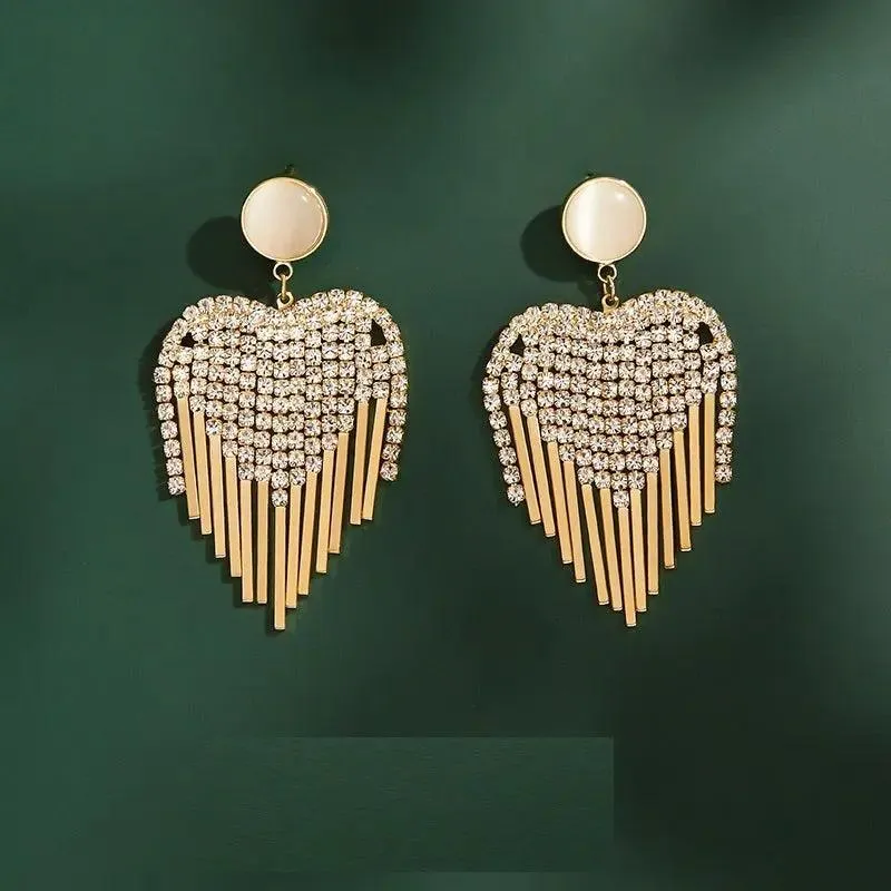 Trendy Love Tassel Earrings