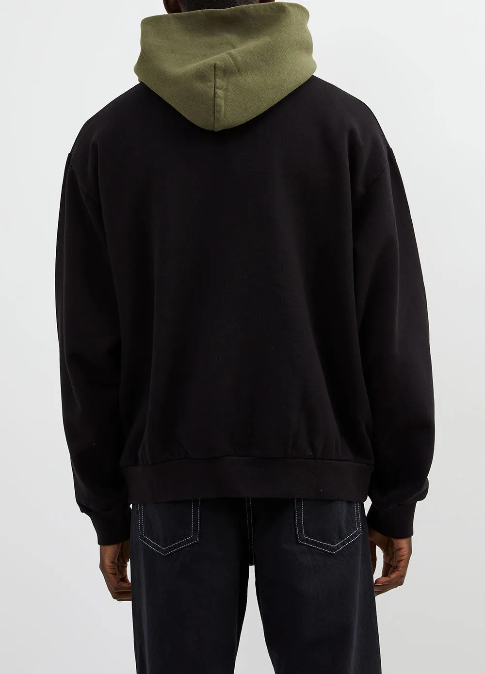 Two-Tone Contrast Hoodie
