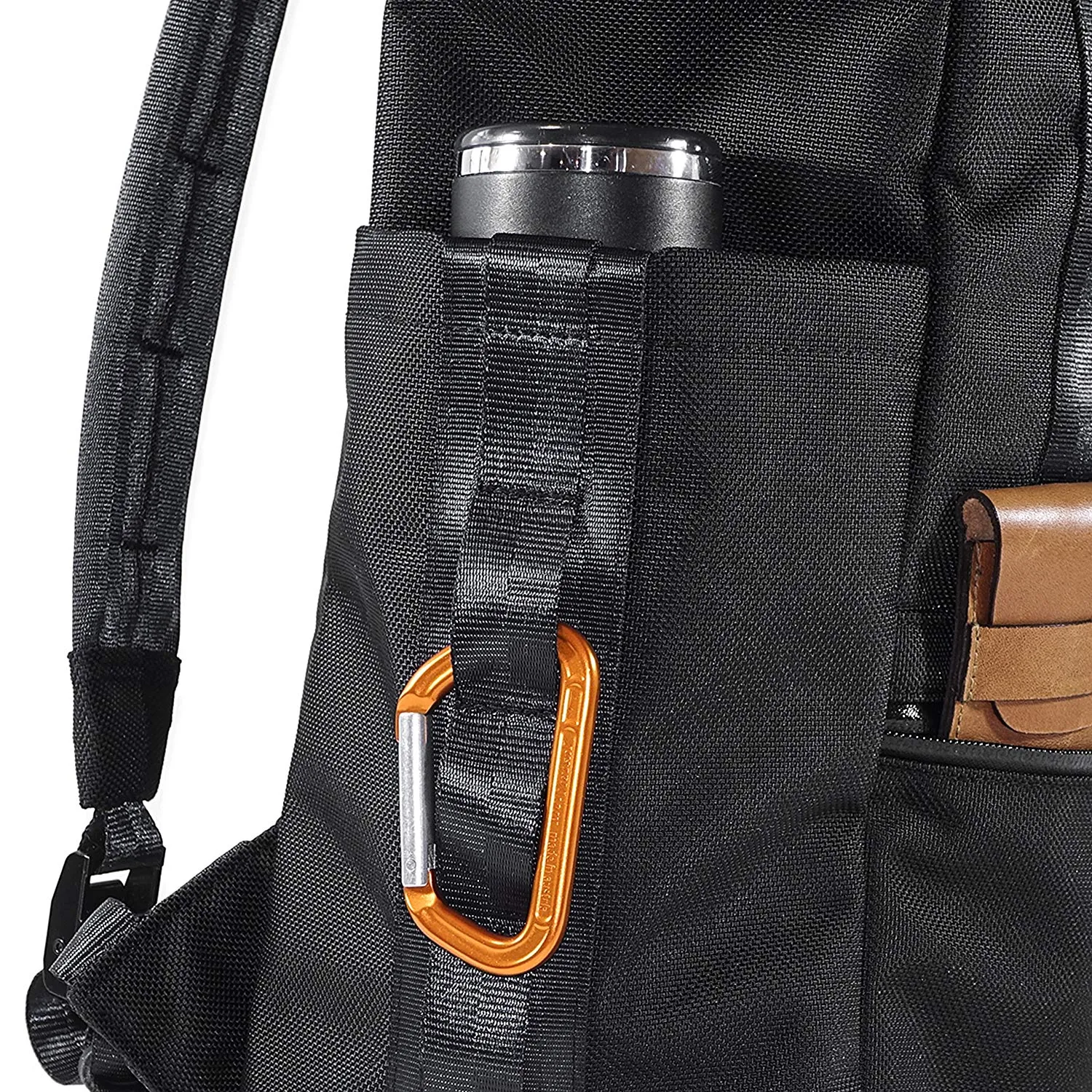 VerBockel Rolltop Backpack 2.0 'Un-Zipped' | Black Ballistic Nylon x ECOPAK™ EPX ’Fire Edition’ | Last 1