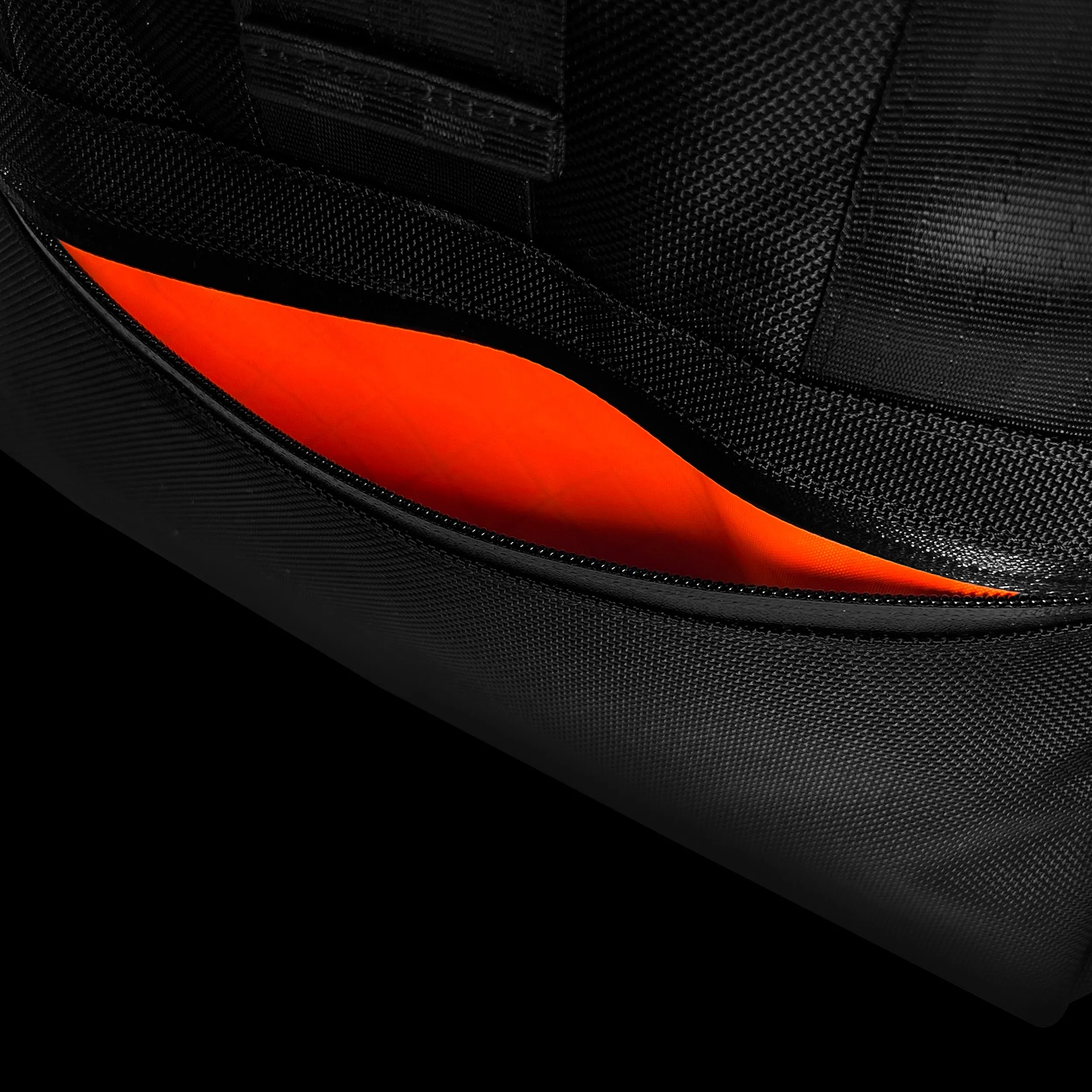 VerBockel Rolltop Backpack 2.0 'Un-Zipped' | Black Ballistic Nylon x ECOPAK™ EPX ’Fire Edition’ | Last 1