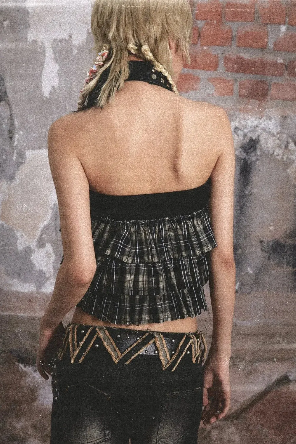 Versatile Plaid Top/Skirt