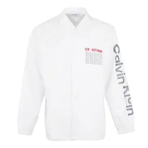 WATER-RESISTANT BROKEN LOGO COACH JACKET