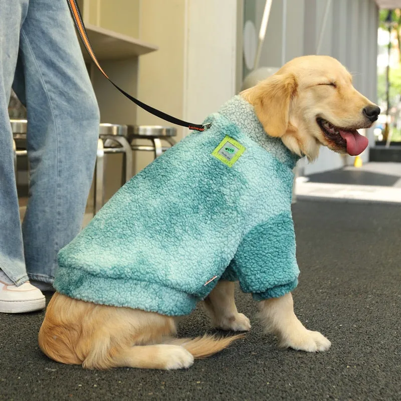 Winter Thick Big Dog Clothes: 3XL-7XL Lambs Wool Jacket for Medium Large Dogs | Windproof Coat | Pet Accessories