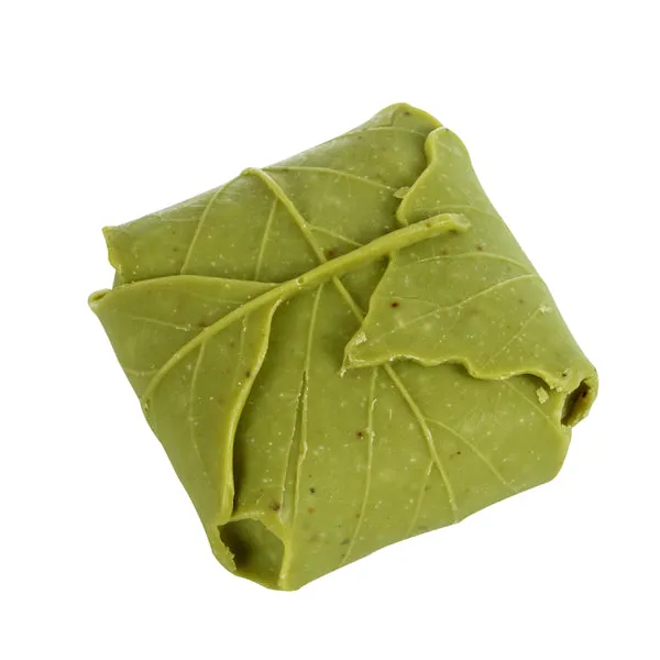 wrapped leaf soap various colours